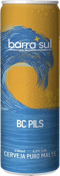 Lata de BC Pils Barra Sul, 350 ml
