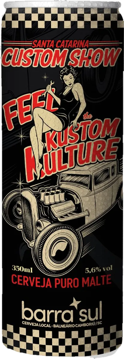 Lata de Custom Show IPA Barra Sul, 350 ml