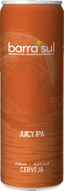 Lata de Juicy IPA Barra Sul, 350 ml